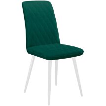 Стул DikLine 205 B10 GREEN/ножки белые