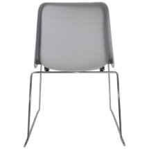 Стул пластиковый на металлокаркасе Vicenza -3 Grey Ral 7040