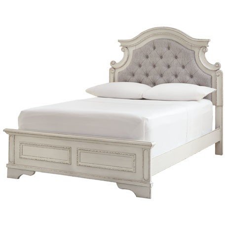 Кровать Realyn B743-87-84-86 Полутораспальная Ashley Колотый белый Кровать Realyn B743-87-84-86 Полутораспальная Ashley Колотый белый