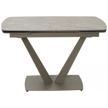 Керамический стол Alatri 120 matt latte stone solid ceramic / taupe 