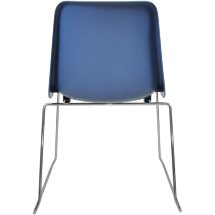 Стул пластиковый на металлокаркасе Vicenza -3 Blue RAL 5009