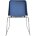 Стул пластиковый на металлокаркасе Vicenza -3 Blue RAL 5009 Голубой