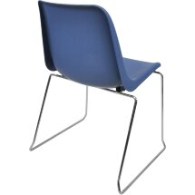 Стул пластиковый на металлокаркасе Vicenza -3 Blue RAL 5009