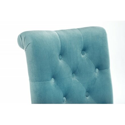Стул деревянный Amelia white / fabric tiffany 