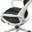 Кресло офисное BRABIX PREMIUM &quot;Genesis EX-517&quot;, пластик белый, ткань/экокожа/сетка черная, 531573 Белый