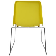 Стул пластиковый на металлокаркасе Vicenza -3 Blu blue RAL 5002