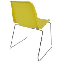 Стул пластиковый на металлокаркасе Vicenza -3 Blu blue RAL 5002