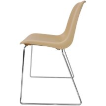 Стул пластиковый на металлокаркасе Vicenza -3 Beige RAL 1001