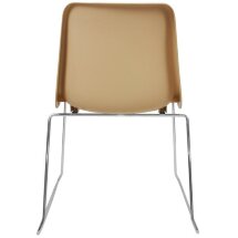 Стул пластиковый на металлокаркасе Vicenza -3 Beige RAL 1001