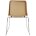 Стул пластиковый на металлокаркасе Vicenza -3 Beige RAL 1001 Бежевый
