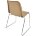 Стул пластиковый на металлокаркасе Vicenza -3 Beige RAL 1001 Бежевый