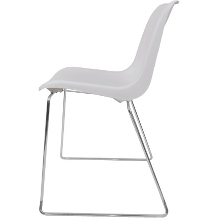 Стул пластиковый на металлокаркасе Vicenza -3 Blu blue RAL 5002 Белый