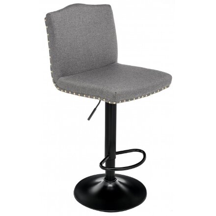 Барный стул Crown grey fabric 