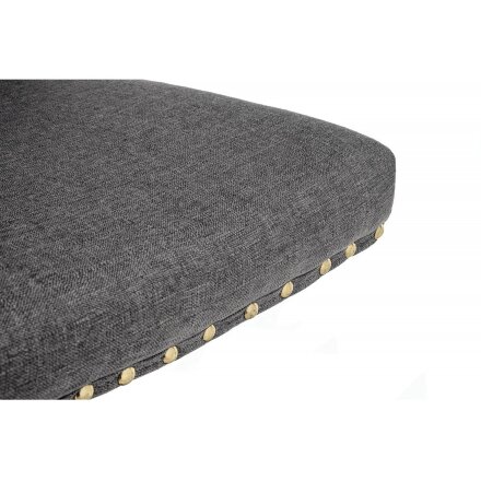 Барный стул Crown grey fabric 
