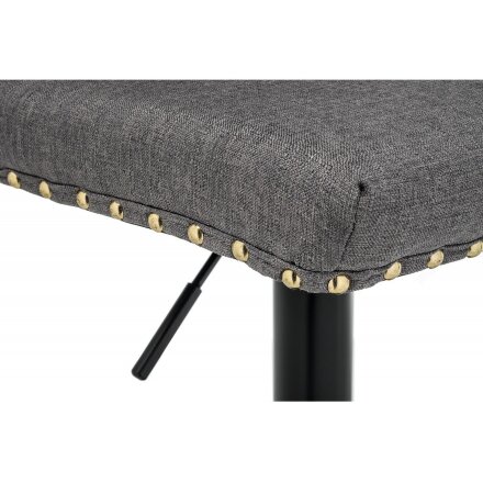 Барный стул Crown grey fabric 