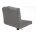 Барный стул Crown grey fabric 
