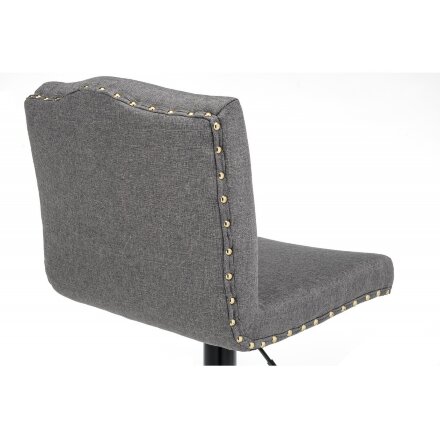 Барный стул Crown grey fabric 
