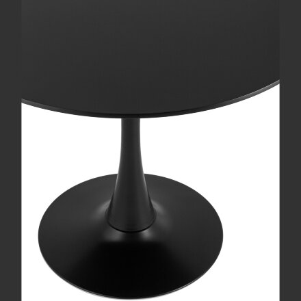 Стол Tulip D90 черный 