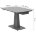 Керамический стол Balde 120 matt black marble solid ceramic / black 