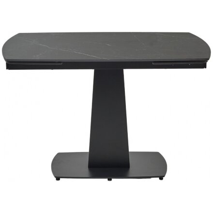 Керамический стол Balde 120 matt black marble solid ceramic / black 