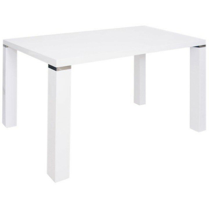 DT517-1 (2) Стол обеденный белый глянец W023, стекло экстрабелое SUPERWHITE Белый DT517-1 (2) Стол обеденный белый глянец W023, стекло экстрабелое SUPERWHITE Белый