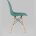 Стул Eames Style DSW серо-зеленый x4 (разборный каркас) 