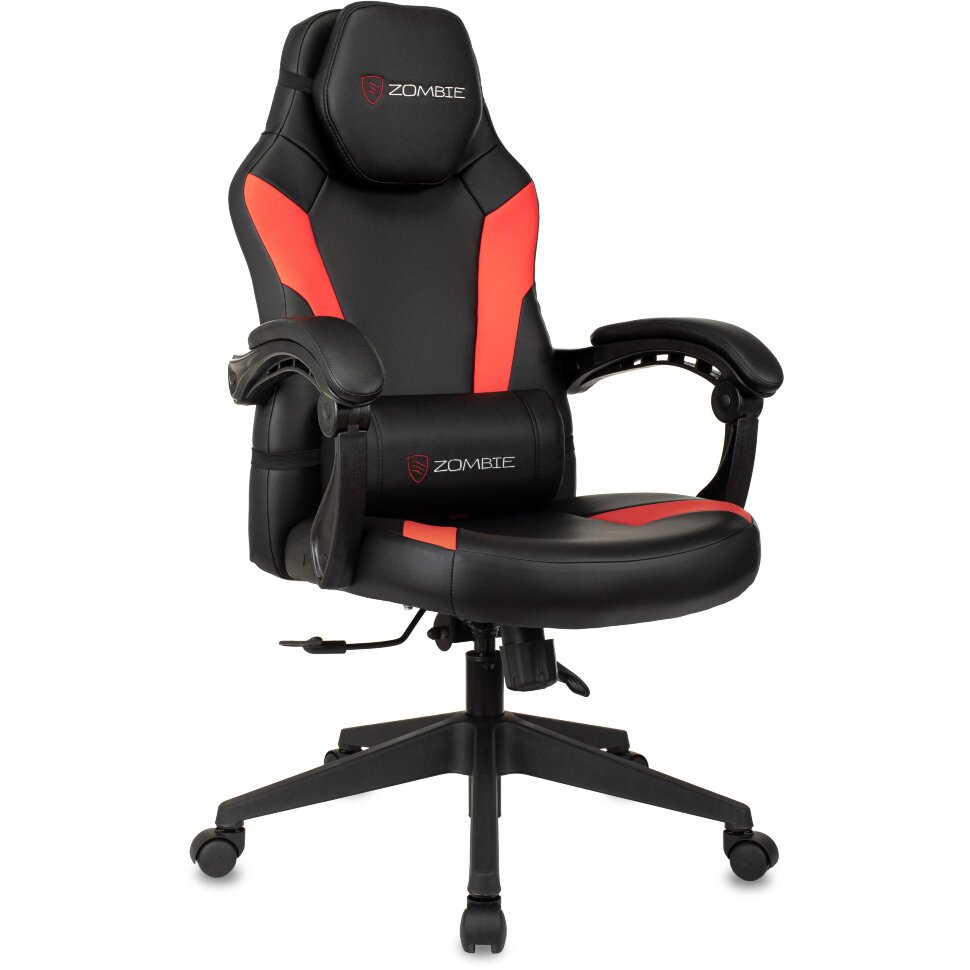 Кресло игровое TopChairs Zombie Defender черный/красный эко.кожа Кресло игровое TopChairs Zombie Defender черный/красный эко.кожа