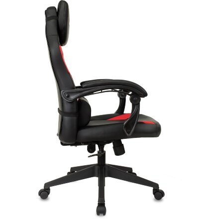 Кресло игровое TopChairs Zombie Defender черный/красный эко.кожа 