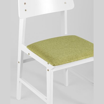 Стул ODEN WHITE оливковый 2 шт. 