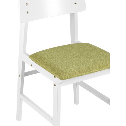 Стул ODEN WHITE оливковый 2 шт. 