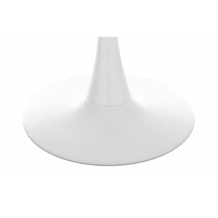 Стол стеклянный Tulip 90 white 