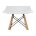 Стул деревянный Eames PC-015 white 