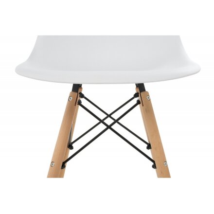 Стул деревянный Eames PC-015 white 