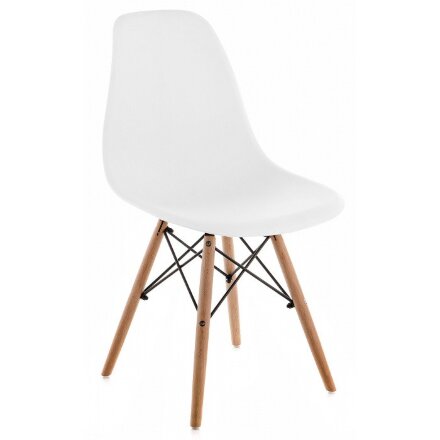 Стул деревянный Eames PC-015 white 