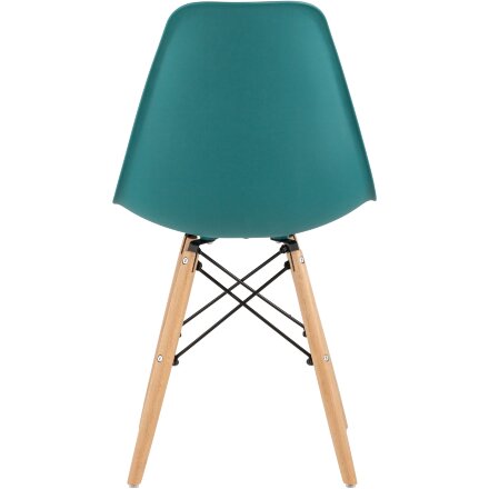 Стул Eames Style DSW темно-бирюзовый x4 (разборный каркас) 