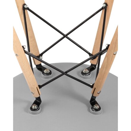 Стул Eames Style DSW темно-бирюзовый x4 (разборный каркас) 