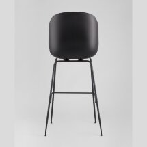 Стул барный Beetle PU со спинкой серый 2 шт