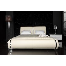 Кровать Aldina 160 см x 200 см crem PU