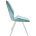 Стул DikLine 243 B15 MINT поворотный/ ножки белые 