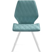Стул DikLine 243 B15 MINT поворотный/ ножки белые