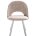 Стул DikLine 227 поворотный, B03 BEIGE, ножки белые 