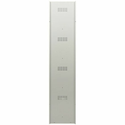 Шкаф металлический для одежды BRABIX &quot;LK 11-40&quot;, УСИЛЕННЫЙ, 1 секция, 1830х400х500 мм, 20 кг, 291130, S230BR403102 Серый