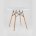 Стол Eames DSW D80 Кофе