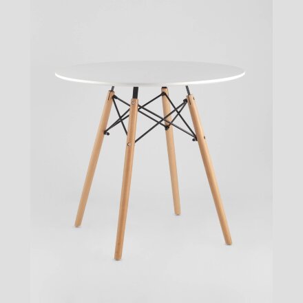 Стол Eames DSW D80 Кофе