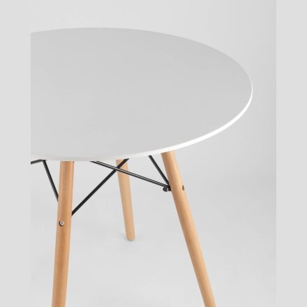 Стол Eames DSW D80 Кофе