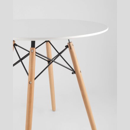 Стол Eames DSW D80 Кофе