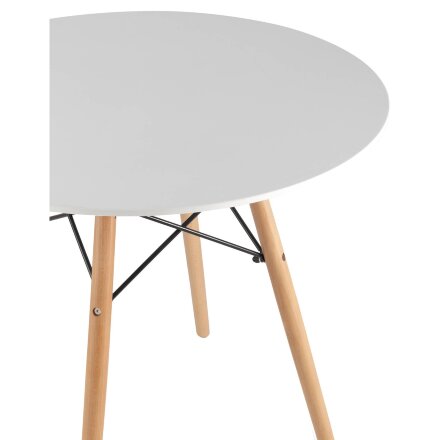 Стол Eames DSW D80 Кофе