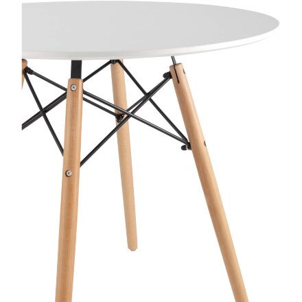 Стол Eames DSW D80 Кофе