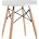 Стол Eames DSW D80 Кофе