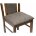 Стул деревянный Sketch dirty oak / dark brown 